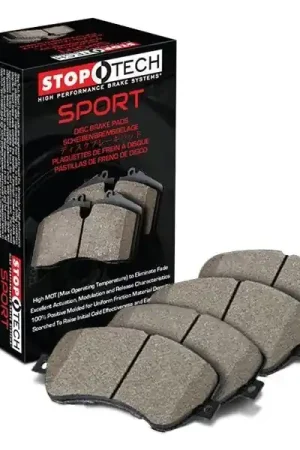 Genuine Stoptech Street Sport Rear Brake Pads 2008-2021 WRX Non EyeSight w/ Steel Caliper / 2009-2013 Forester