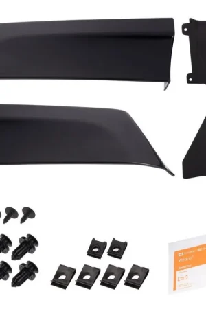 Sale Subaru OEM Rear Aero Splash Guard Kit w/ Crystal Black Silica Paint 2015-2021 WRX / 2015-2021 STI