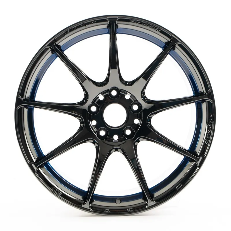 Must Have WedsSports SA-99R Blue Light Chrome II 18x9.5 5x114.3 +38mm Offset