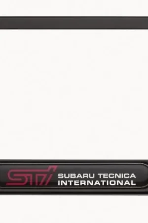 Subaru OEM STI License Plate Frame Stainless Steel Matte Black 2007-2021 WRX / 2007-2021 STI / 2009-2021 Forester / 2018-2021 Crosstrek Handmade