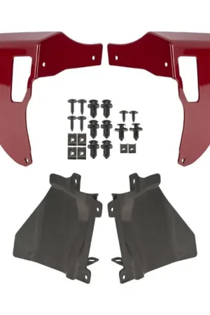 Special Discount Subaru OEM Rear Aero Splash Guard Kit w/ Pure Red Paint 2015-2021 WRX / 2015-2021 STI