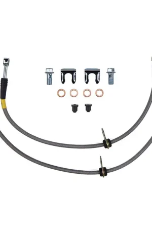 Top Rated FactionFab Rear Stainless Steel Brake Line Set 2018-2021 STI