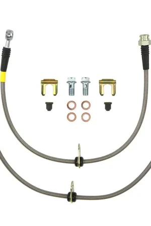 Crafted FactionFab Rear Stainless Steel Brake Lines 2013-2021 BRZ / FRS / 86