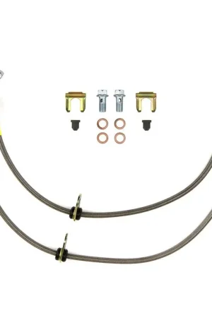 One Day Deal FactionFab Front Stainless Steel Brake Lines 2004-2007 STI / 2006-2007 WRX