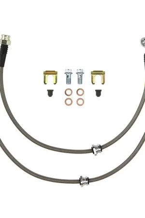 Last Chance FactionFab Rear Stainless Steel Brake Lines 2004-2007 STI