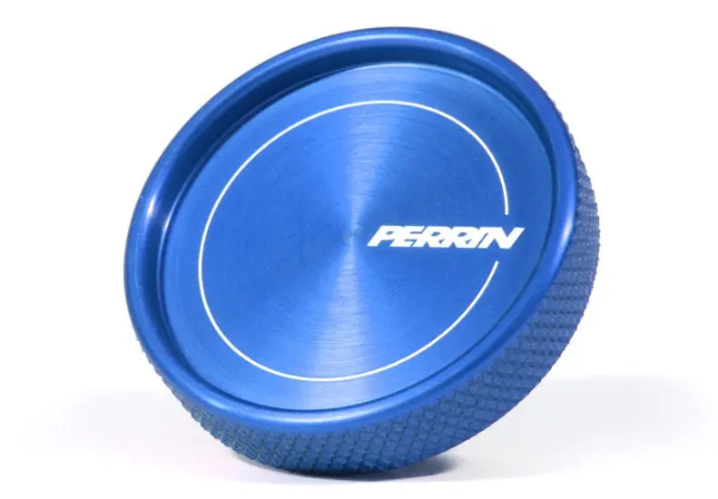 Fast Shipping Perrin Oil Cap Round Style Blue Most Subaru Models