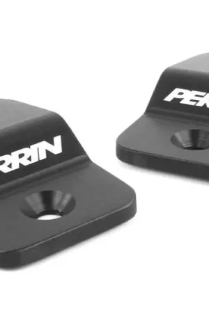 Place Order Perrin Upper Radiator Bracket Set Black 2008-2021 WRX / 2008-2021 STI