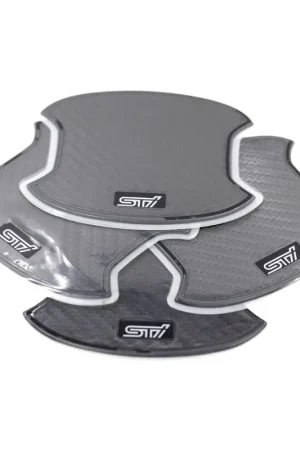 Money Back Guarantee Subaru OEM STI Carbon Fiber Look Door Handle Cup Protector 2015-2021 WRX / 2015-2021 STI / 2024-2025 Outback Wilderness