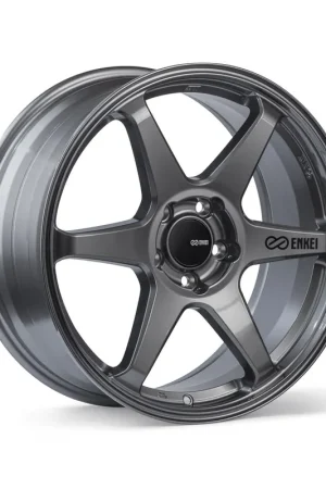 Free Returns Enkei T6R Gloss Gunmetal 18x9.5 5x114.3 38mm Offset