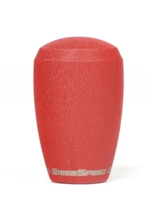 Grimmspeed Slender Stainless Steel Shift Knob w/ Wrinkle Red Finish Most Subaru Models Brand New