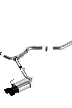 Special Discount Borla S-Type Cat Back Exhaust w/ Ceramic Black Steel Tips 2015-2021 WRX / 2015-2021 STI