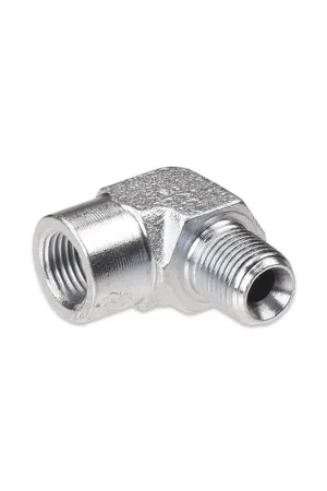 Free Shipping IAG Performance 90 Degree 1/8 inch NPT Male to Female Zinc Plated Fitting