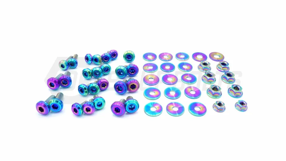 Dress Up Bolts Titanium Hardware Engine Bay Kit 2002-2003 WRX Top Pick