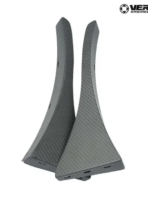 Verus Engineering Front Splitter Endplates Matte Clear 2013-2021 BRZ / 2013-2016 FRS / 2017-2021 GT86 Top Rated