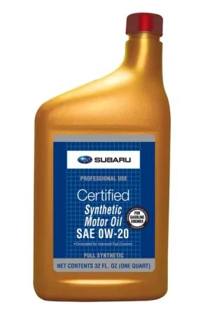 Subaru OEM Synthetic 0W-20 Motor Oil 1 QT Exclusive Offer