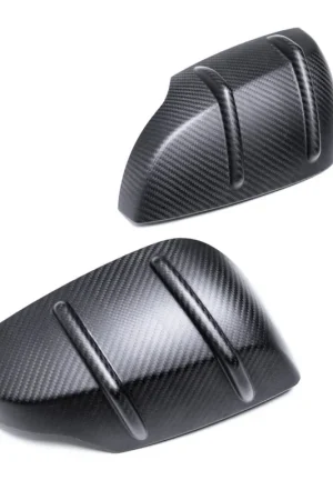 Discount Rexpeed Type RA-R Matte Carbon Upper Mirror Covers w/ Turn Signal Cut Out 2015-2021 WRX / 2015-2021 STI