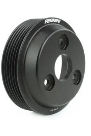 Perrin Water Pump Pulley Black 2022-2025 WRX / 2019-2025 Ascent / 2019-2025 Forester / 2020-2025 Legacy / 2021-2025 Crosstrek / 2020-2025 Outback / 2024-2025 Impreza In Demand