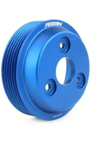 Direct From Manufacturer Perrin Water Pump Pulley Blue 2022-2025 WRX / 2019-2025 Ascent / 2019-2025 Forester / 2020-2025 Legacy / 2021-2025 Crosstrek / 2020-2025 Outback / 2024-2025 Impreza