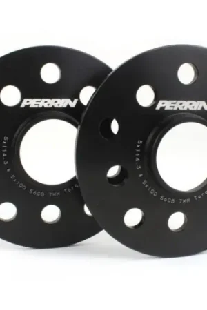 Perrin Slip On Wheel Spacer Pair 7mm 5x114.3 / 5x100 Order Now