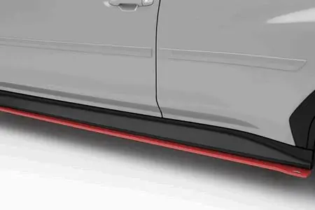 Exclusive Offer Subaru OEM STI Side Under Spoiler Kit Red 2022-2024 WRX