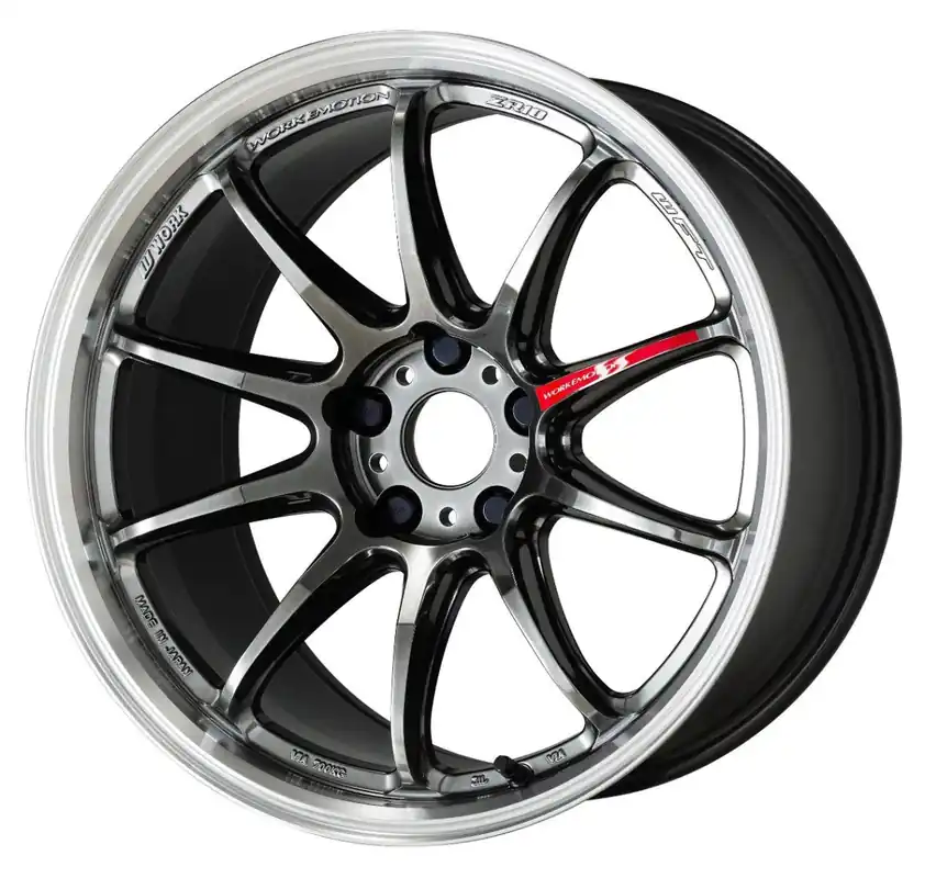 Super Sale WORK Emotion ZR10 Glim Black Diamond Rim Cut 19x9.5 +38mm 5x114.3