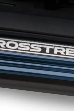 Subaru OEM Crosstrek Logo Door Sill Plates 2018-2023 Crosstrek Worldwide Shipping