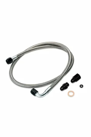 Sale IAG Performance High Pressure Braided Power Steering Line (OEM Routing) 2002-2007 WRX / 2004-2007 STI
