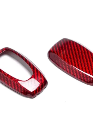 Rexpeed Gloss Carbon Fiber Key Fob Cover Red 2022-2024 BRZ / 2022-2024 GR86 Trending