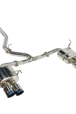 Remark Sports Touring Non Resonated Cat Back w/ Burnt Stainless Tips 2022-2024 WRX New Release