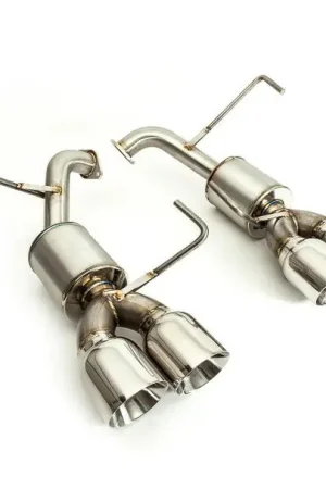 Latest Nameless Performance Axle Back w/ 4" Double Wall Polished Tips and 5" Mufflers 2011-2014 WRX Sedan / 2011-2014 STI Sedan