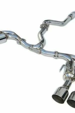 Invidia Gemini R400 Stainless Steel Catback Exhaust w/ Polished Quad Tips 2022-2024 WRX Time-Limited