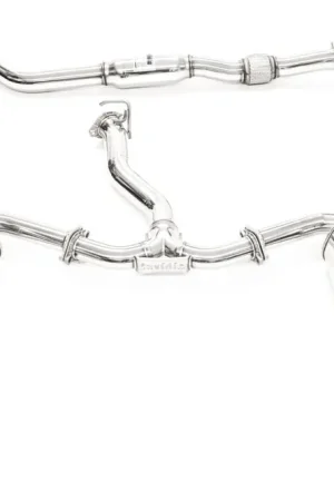 Crafted Invidia Q300 Stainless Steel Catback Exhaust w/ Polished Double Wall Quad Tips 2022-2024 WRX