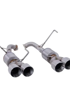 One Day Deal Nameless Performance Axle Back w/ 4" Double Wall Polished Tips and 5" Mufflers 2022-2024 WRX