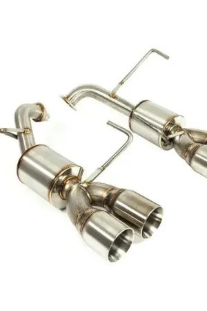 Nameless Performance Axle Back Exhaust w/ 3.5" Double Wall Polished Tips and 5" Mufflers 2015-2021 WRX / 2015-2018 STI Must Have