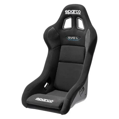Sparco EVO L QRT Fixed Back Racing Seat Black Instant Buy