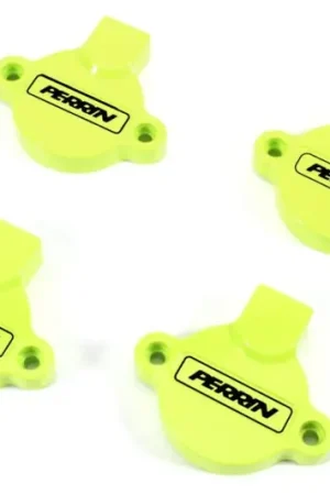 Perrin Cam Solenoid Cover Neon Yellow 2015-2025 WRX / 2014-2018 Forester XT / 2019-2025 Forester / 2019-2025 Ascent / 2020-2022 Legacy XT / 2020-2025 Outback XT / 2013-2025 Crosstrek / 2012-2025 Impreza Hot Deal