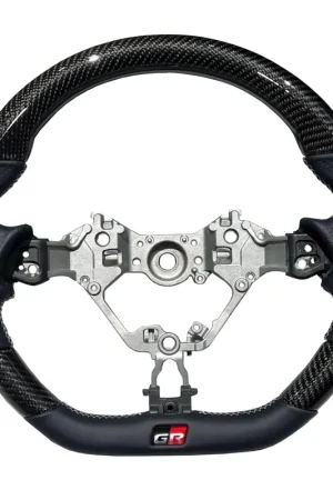 Order Now Rexpeed Gloss Carbon Fiber Steering Wheel Leather 2022-2024 BRZ / 2022-2024 GR86