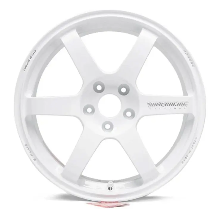Volk Racing TE37 SAGA S-Plus Dash White 18X9.5 +38 5x114.3 2015-2024 WRX / 2011-2021 STI Save Now