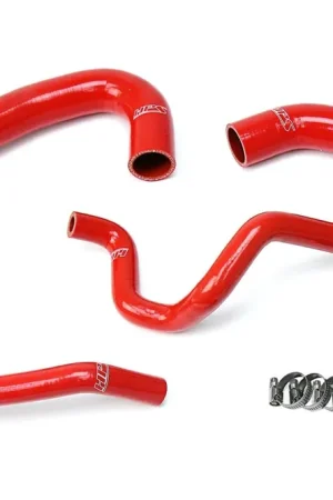 HPS Performance Radiator and Heater Hose Kit Red 2002 Impreza 2.5RS Latest