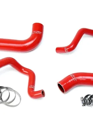 HPS Performance Radiator and Heater Hose Kit Red 2004-2005 Impreza 2.5RS Authentic