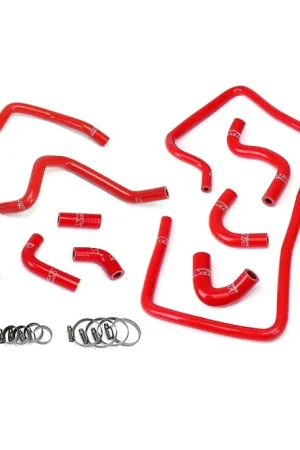 Direct From Factory HPS Performance Radiator and Ancillary Hose Kit Red 2002-2003 WRX