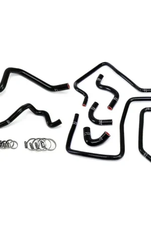 Hot Picks HPS Performance Silicone Radiator and Ancillary Hose Combo Kit Black 2005 STI / 2005 WRX