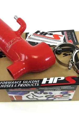 Shop Now HPS Performance Red Silicone Air Intake Post Maf Hose for Factory Sound Inlet Tube 2013-2016 BRZ / 2013-2016 FRS