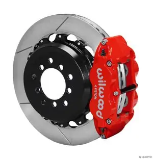 Wilwood 4R Slotted Big Brake Kit Rear Red 2013-2024 BRZ / 2013-2016 FRS / 2017-2021 86 / 2022-2024 GR86 Popular