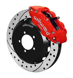 Wilwood 6R Drilled and Slotted Big Brake Kit Front Red 2013-2024 BRZ / 2013-2016 FRS / 2017-2021 86 / 2022-2024 GR86 Seasonal Sale