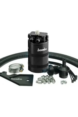 Low Price Boomba Stage 2 Catch Can Kit Black Finish 2022-2024 WRX