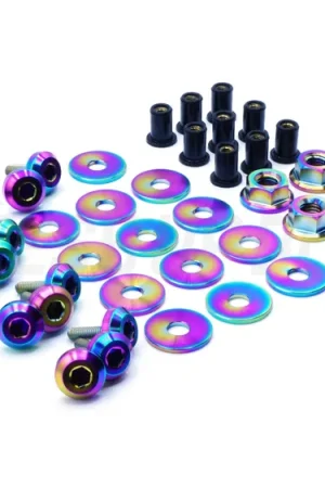 Bulk Order Dress Up Bolts Stage 2 Titanium Hardware Hood Kit 2022-2024 WRX