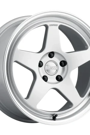 Next Day Delivery Kansei KNP Hyper Silver w/ Machined Lip 18x9+35 5x114.3