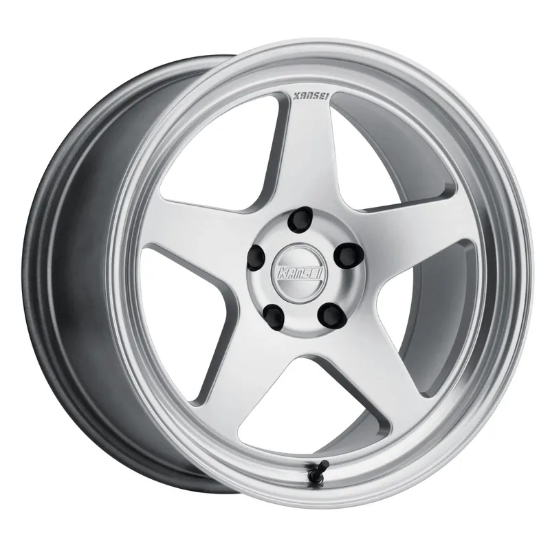Kansei KNP Hyper Silver w/ Machined Lip 18x9.5+22 5x114.3 Hassle-Free Returns