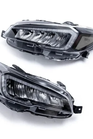 Molded Innovations Paragon Series Sequential LED Headlights w/ Clear Reflector 2015-2017 WRX / 2015-2017 STI / 2018-2021 WRX Base & Premium Money Back Guarantee